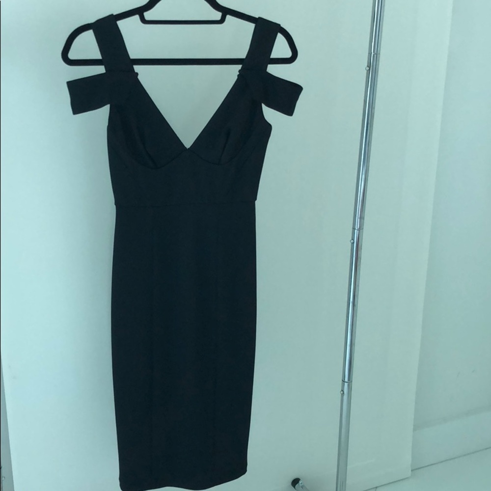 NEW! ABS by Allen Schwartz satin cocktail dress